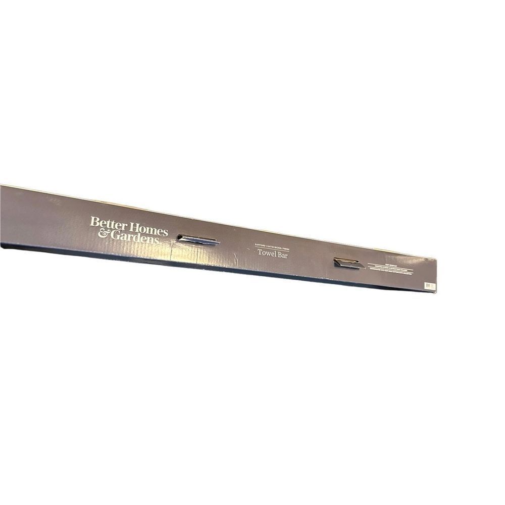 Better Homes & Gardens Safford Satin Nickel Finish Towel Bar Rack with Hardware - Picture 6 of 9